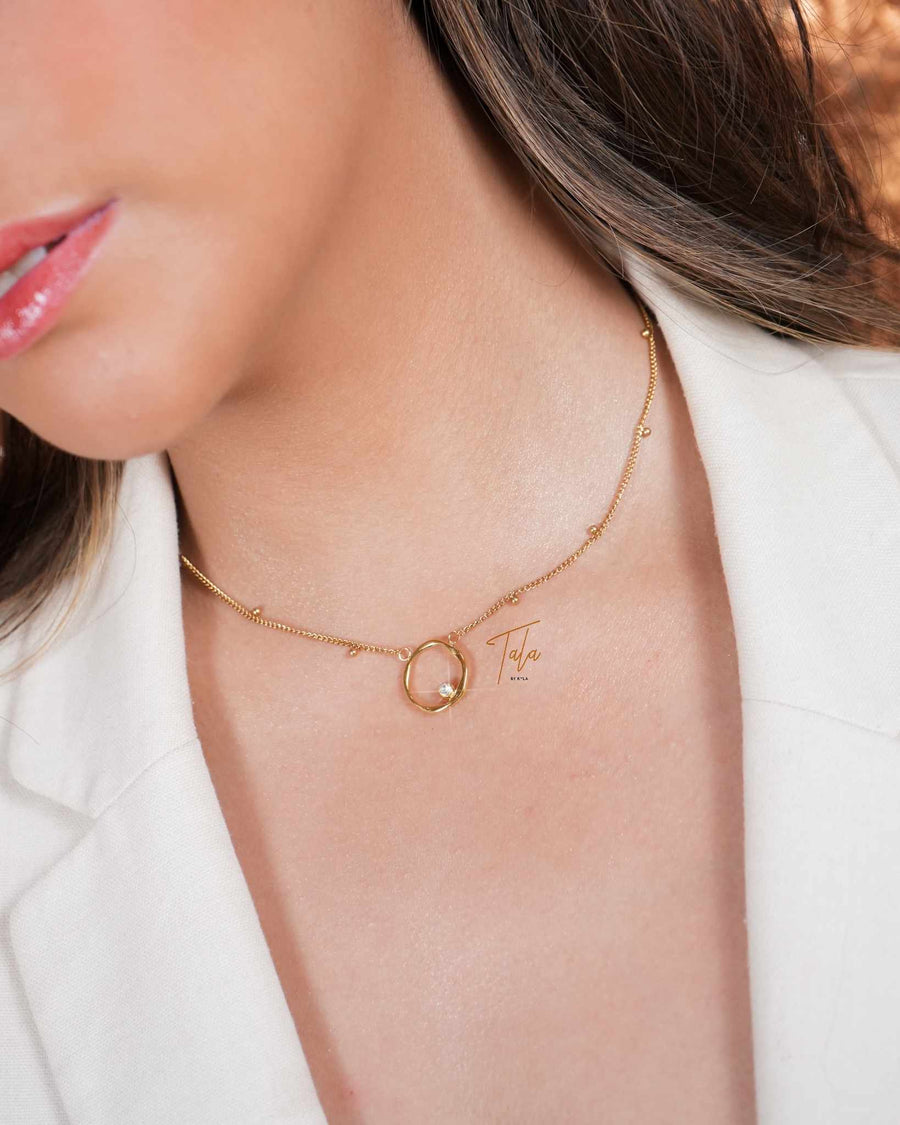 Tala By Kyla Molten Gold Collection - Nerea Necklace plus Premium Gift Box