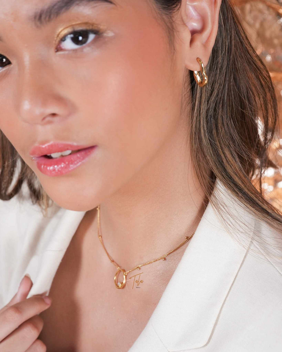 Tala By Kyla Molten Gold Collection - Nerea Necklace plus Premium Gift Box