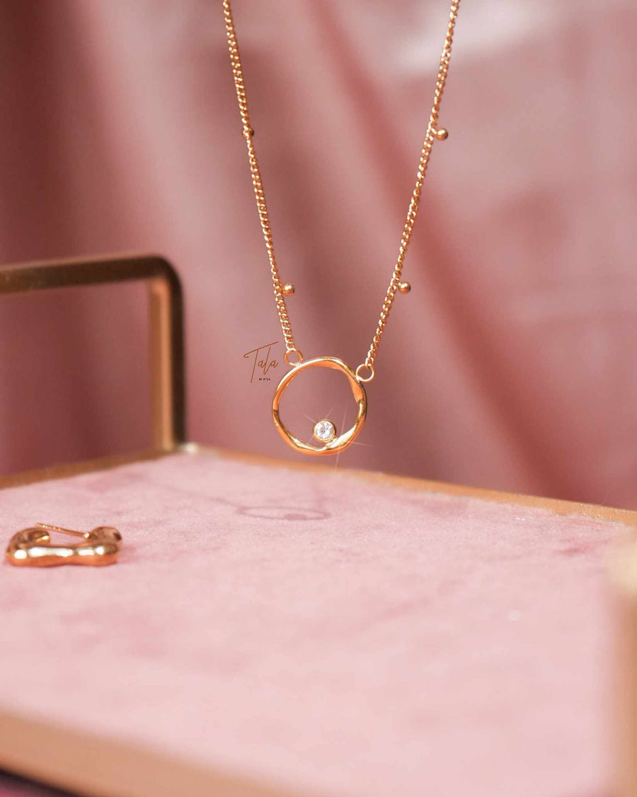 Tala By Kyla Molten Gold Collection - Nerea Necklace plus Premium Gift Box