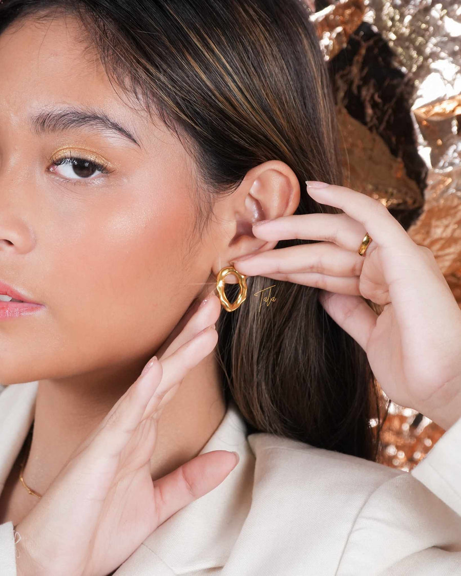Tala By Kyla Molten Gold Collection - Jaira Earrings Plus Premium Gift Box
