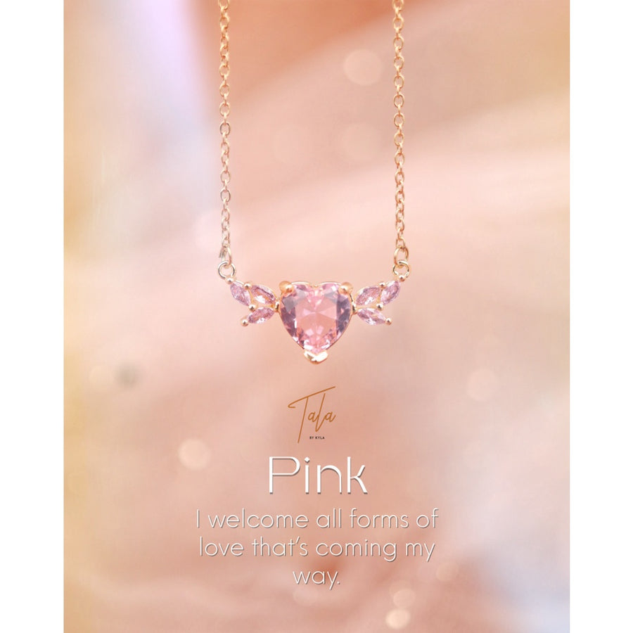 Tala by Kyla Heart Affirmation BFF Necklace Plus Gift Box Set